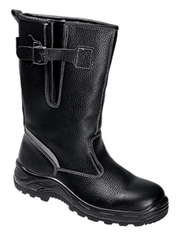 Сапоги TURBO с КП шерст. мех хромовые ПУ/нитрил - фото 109886