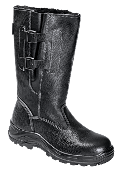 Сапоги TURBO высокие с КП и КС нат. мех хромовые ПУ/нитрил - фото 110051