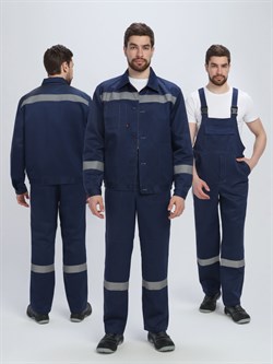 Костюм Лигор-2 СОП (тк.Смесовая,210) п/к, т.синий - фото 136793