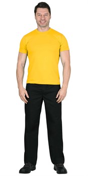 Футболка жёлтая 160г/м2 - фото 173982
