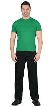 Футболка зелёная (яркая) 160г/м2 (ЧЗ) - фото 174408