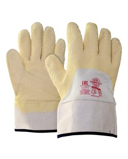 Перчатки Safeprotect САНДМЕН КЧ (джерси+рельефный латекс) - фото 174499