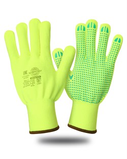 Перчатки утепленные Safeprotect АКРИЛИМ (акрил+ПВХ ТОЧКА) (х12х72) - фото 177751