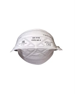 Респиратор ВМ-9152 NR D FFP2 (12 ПДК) без клапана, складная, от аэрозолей (кр25х1000) - фото 178981