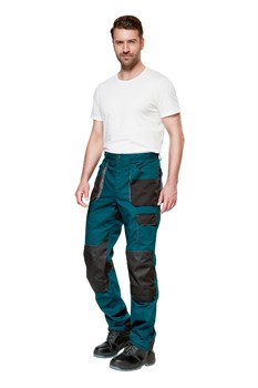 Брюки "Снейк" т.бирюзовый/черный БРЮ704 - фото 189539