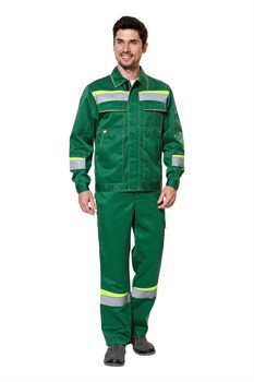Костюм "Комфорт 2" зеленый/неоновый КОС529 - фото 189800