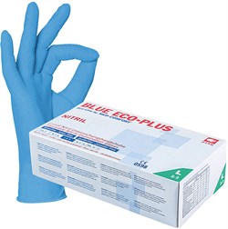 Перчатки MediOk™ одноразовые нитриловые (50 пар) голубые - фото 46839