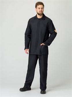 Костюм Молескин с ОП-пропиткой ТУ (тк.Молескин,280) брюки, черный - фото 48688