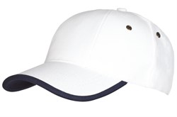 Бейсболка Unit Trendy, белый/т.синий - фото 52579