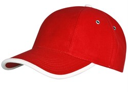 Бейсболка Unit Trendy, красный/белый - фото 52589