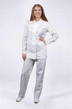Куртка женская ХАССП-Премиум (тк.Салюс,210), белый - фото 53896