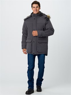Куртка зимняя Аляска-Люкс (тк.Карелия), серый - фото 53911