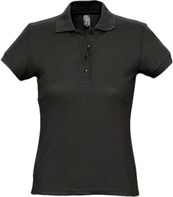 Рубашка поло женская Passion 170, черный - фото 54683
