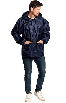 Куртка-дождевик Лидер (Таффета/Оксфорд, 240), т.синий - фото 59028