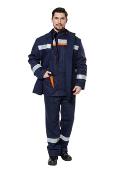 Костюм защитный от электродуги мужской летний СП04-ЛVII (51 кал/см2) Огнезащитная ткань Worker КОС114 - фото 59781
