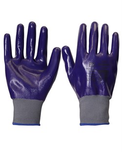 Перчатки Safeprotect НейпНит РП (нейлон+нитрил, фиолетовый) - фото 60482