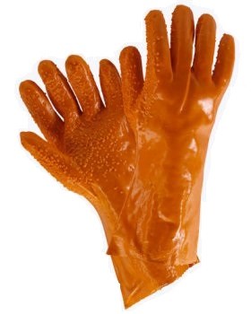Перчатки Рыбообработчика (хлопок/полиэфир+латекс+ПВХ крошка) - фото 6253