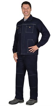 Костюм "СИРИУС-Труд" куртка, брюки 100% х/б, пл. 270 г/кв.м - фото 62758