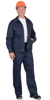 Костюм "СИРИУС-ПРОФИ-2" куртка, брюки 100% х/б, пл. 210 г/кв.м - фото 63367