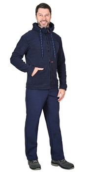 Куртка флисовая "СИРИУС-Меркурий" темно-синяя - фото 63624
