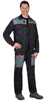 Костюм "СИРИУС-Фаворит" куртка, полукомбинезон, 100% х/б, пл. 270 г/кв.м - фото 63933