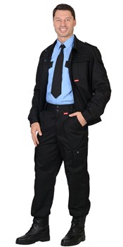 Костюм "СИРИУС-ТАЙФУН" : куртка, брюки черный - фото 64506