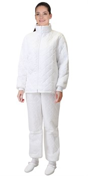 Куртка "СИРИУС-МИШЛЕН" универсальная белая - фото 65010