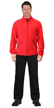 Куртка флисовая красная - фото 65154