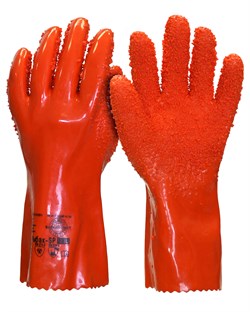 Перчатки Safeprotect РЫБАК-SP (интерлок+ПВХ с крошкой) - фото 66130