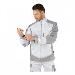 Куртка Brodeks KS202, белый/серый, 245 г/м2 - фото 69747