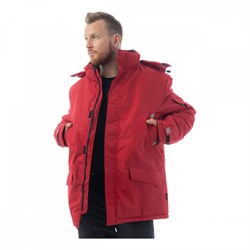 Зимняя куртка-парка Brodeks KW204 , красный - фото 70570