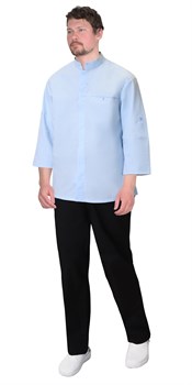 Блуза "СИРИУС-ВЕНЕЦИЯ" мужская голубая - фото 71813