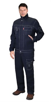Костюм "Сириус-Плутон-РОСС" : куртка, брюки тёмно-синий - фото 72048