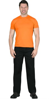 Футболка оранжевая Сириус Стандарт 160г/м2  (ЧЗ) - фото 76515