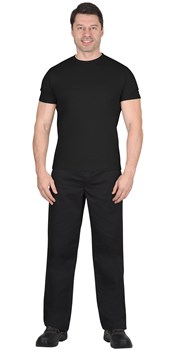 Футболка чёрная 160г/м2 XL (ЧЗ) - фото 76523