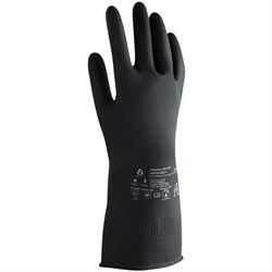 JCH-701 Acid Pro КЩС-1 Перчатки из латекса для защиты от химических воздействий, длина 300 мм, толщина 0,55 мм, упак. 12 пар - фото 76964