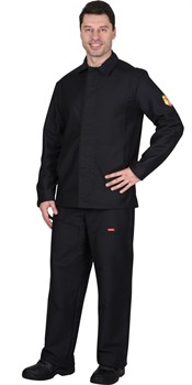 Костюм огнестойкий х/б: куртка, брюки (молескин)  (ЧЗ) - фото 78607