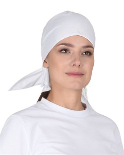 Косынка повара белая - фото 84347