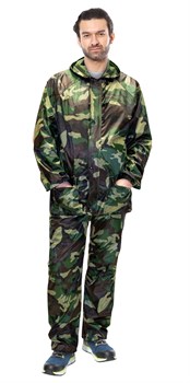Костюм влагозащитный SIRIUS Стандарт (210 гр/м2) КМФ зеленый (ЧЗ) - фото 84569