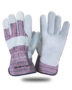 Перчатки спилковые комбинированные утепленные ЮГРА Safeprotect (меховые) р.10,5  (х6х120) - фото 85155