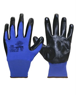 Перчатки Safeprotect РифНит (нейлон+рифленный нитрил) - фото 85214