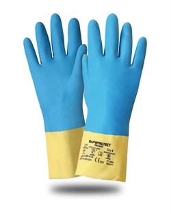 Перчатки Safeprotect НЕОЛАТ (неопрен+латекс, хлопк.слой, толщ.0,70мм, дл.320мм) - фото 85291
