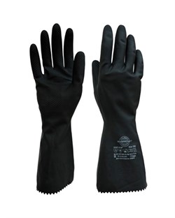 Перчатки Safeprotect КЩС-2-SP (латекс, толщ.0,35мм, дл.300мм) - фото 85293