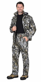 Костюм СИРИУС-ТИГР куртка, брюки (тк.Твилл) КМФ Город серый - фото 87183
