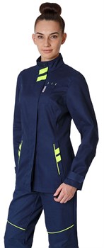Куртка удлиненная женская PROFLINE SPECIALIST (тк.Саржа), т.синий - фото 8747