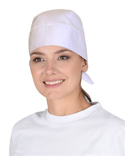 Бандана повара белая - фото 87687
