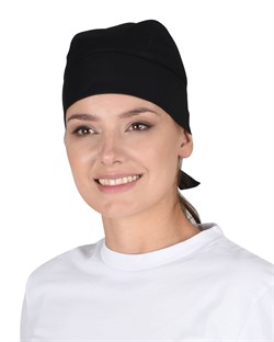 Бандана повара черная - фото 87688
