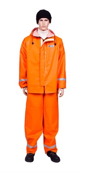 Костюм рыбака Fisherman`s WPL (500 гр/м2) оранжевый (ЧЗ) - фото 87960