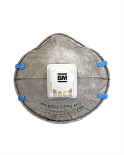 Респиратор ВМ-8762 NR D FFP2 (12 ПДК) с клапаном, чашеобразная, от аэрозолей (кр10х360) - фото 88093