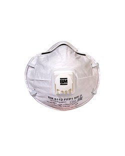 Респиратор ВМ-8112 NR D FFP1 (4 ПДК) с клапаном, чашеобразная, от аэрозолей (инд.упак.1х100) - фото 88125